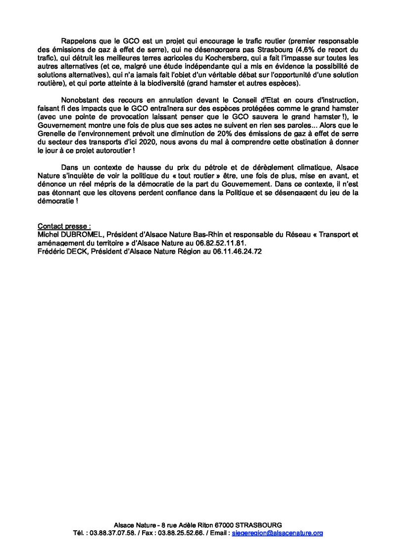 communiqu de presse