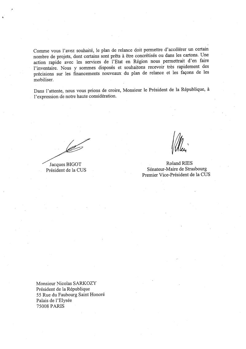 courrier CUS